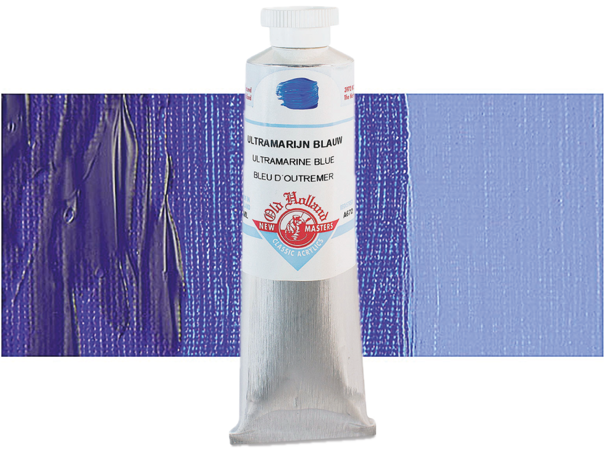 OLD HOLLAND NEW MASTERS ACRYL 60ML SERIE A ULTRAMARINE BLUE 672 1