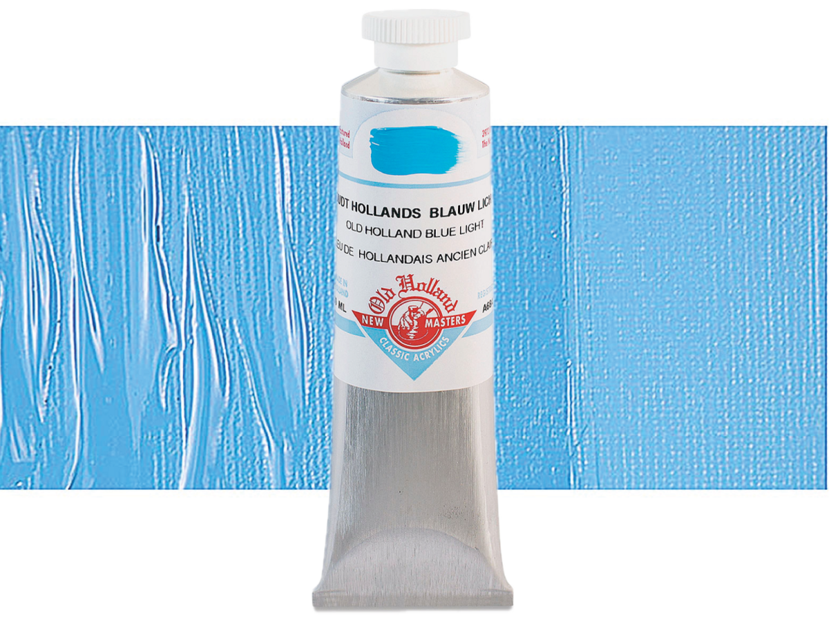 OLD HOLLAND NEW MASTERS ACRYL 60ML SERIE A BLUE LIGHT 684 1