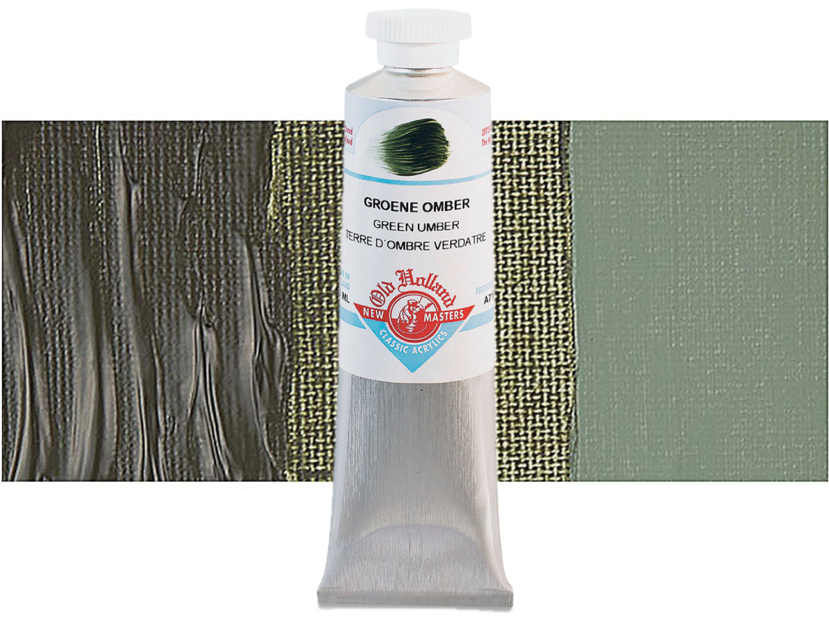 OLD HOLLAND NEW MASTERS ACRYL 60ML SERIE A GREEN UMBER 710 1