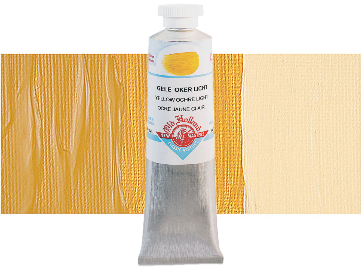 OLD HOLLAND NEW MASTERS ACRYL 60ML SERIE A YELLOW OCHRE LIGHT 715 1