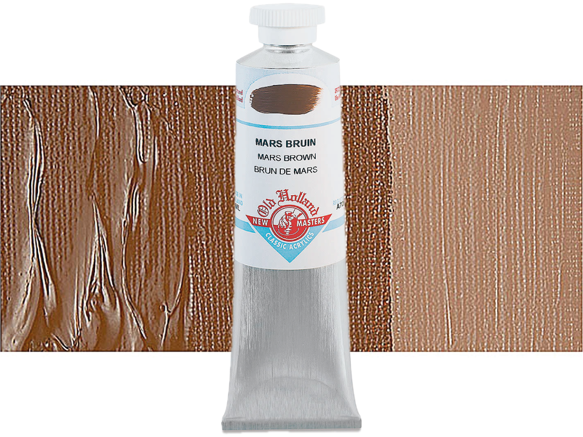 OLD HOLLAND NEW MASTERS ACRYL 60ML SERIE A MARS BROWN 726 1