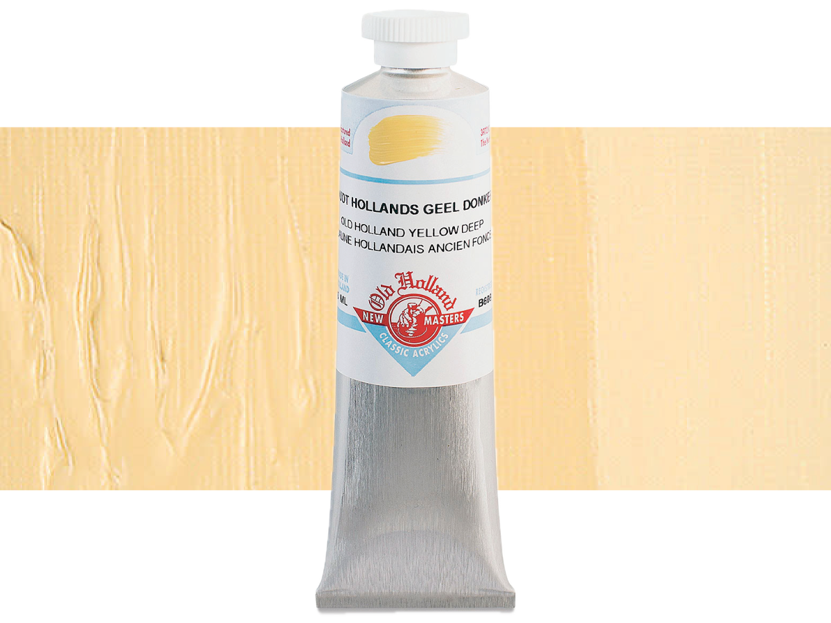 OLD HOLLAND NEW MASTERS ACRYL 60ML SERIE B YELLOW DEEP 609 1