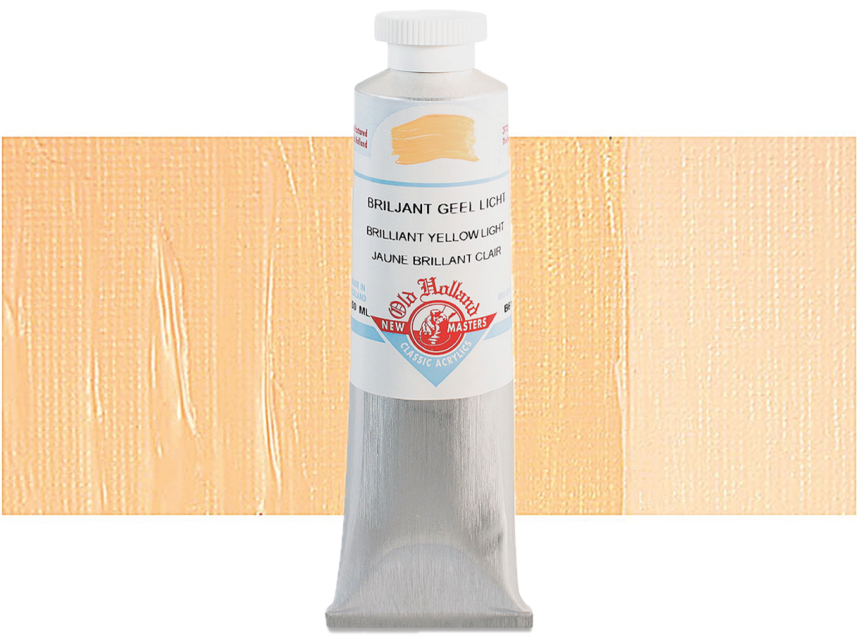 OLD HOLLAND NEW MASTERS ACRYL 60ML SERIE B BRILLIANT YELLOW LIGHT 610 1