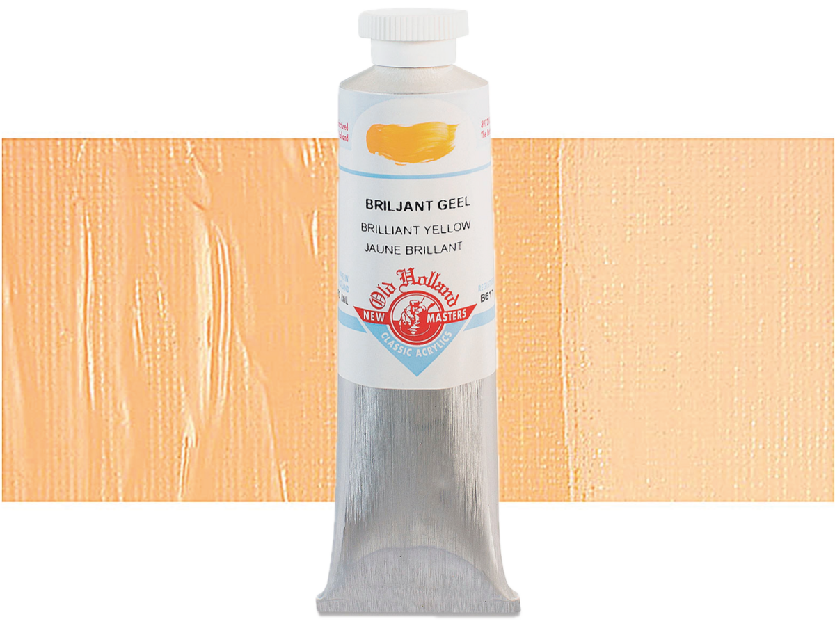 OLD HOLLAND NEW MASTERS ACRYL 60ML SERIE B BRILLIANT YELLOW 611 1