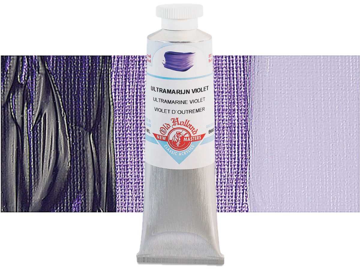 OLD HOLLAND NEW MASTERS ACRYL 60ML SERIE B ULTRAMARINE VIOLET 665 1