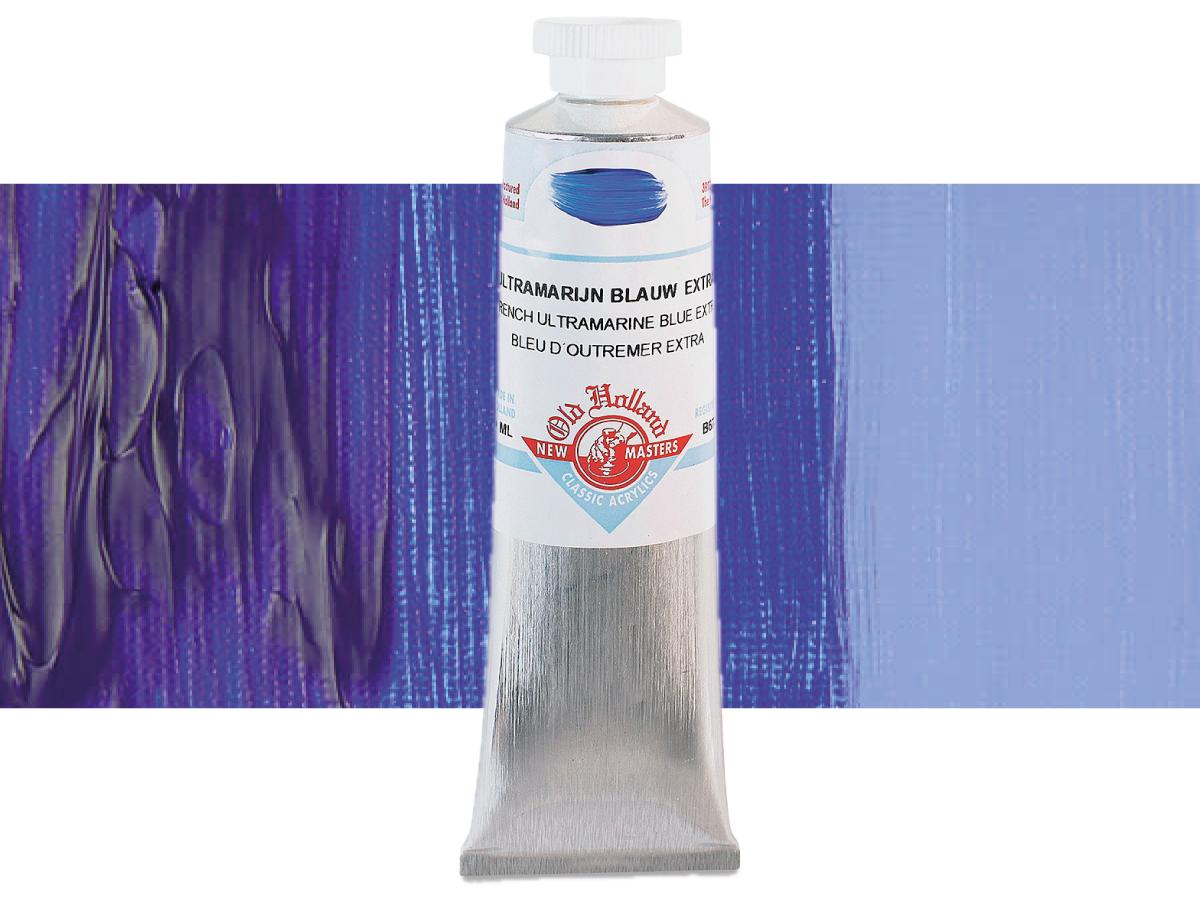 OLD HOLLAND NEW MASTERS ACRYL 60ML SERIE B FRENCH ULTRAMARINE EXTRA 673 1