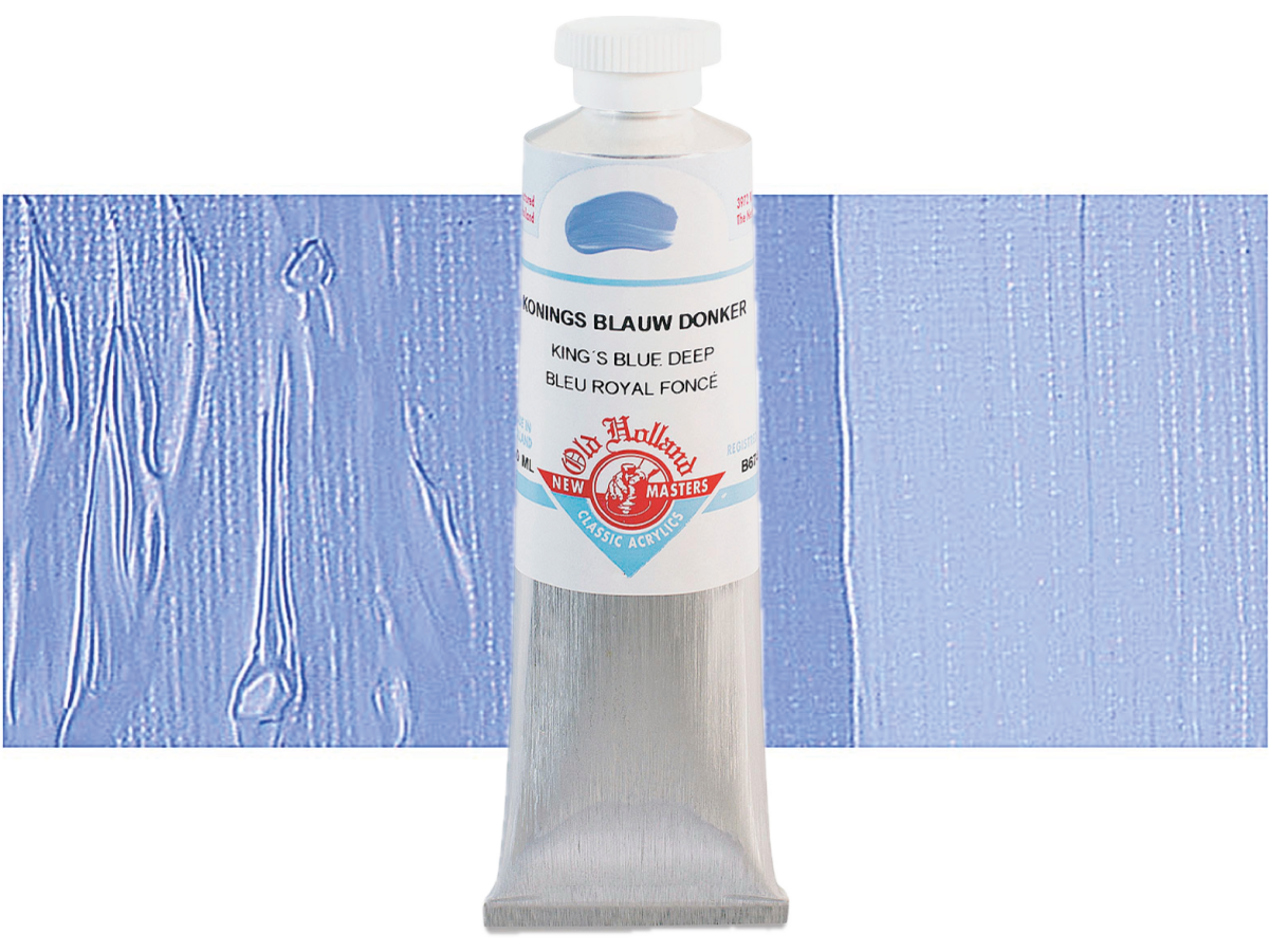 OLD HOLLAND NEW MASTERS ACRYL 60ML SERIE B KING'S BLUE DEEP 674 1