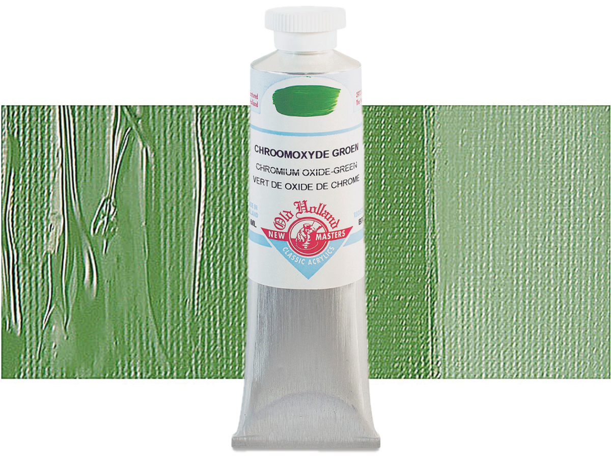 OLD HOLLAND NEW MASTERS ACRYL 60ML SERIE B CHROMIUM OXIDE GREEN 708 1