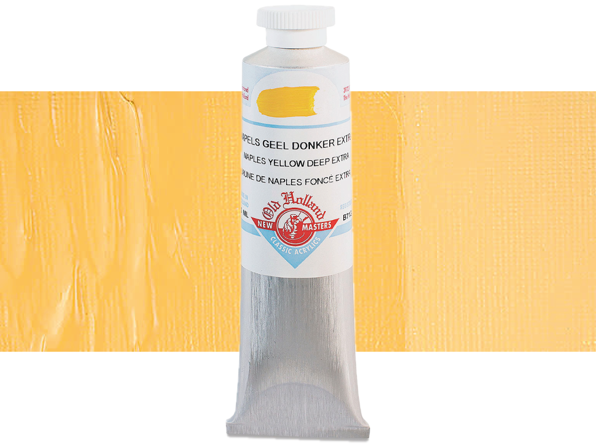 OLD HOLLAND NEW MASTERS ACRYL 60ML SERIE B NAPLES YELLOW DEEP EXTRA 713 1