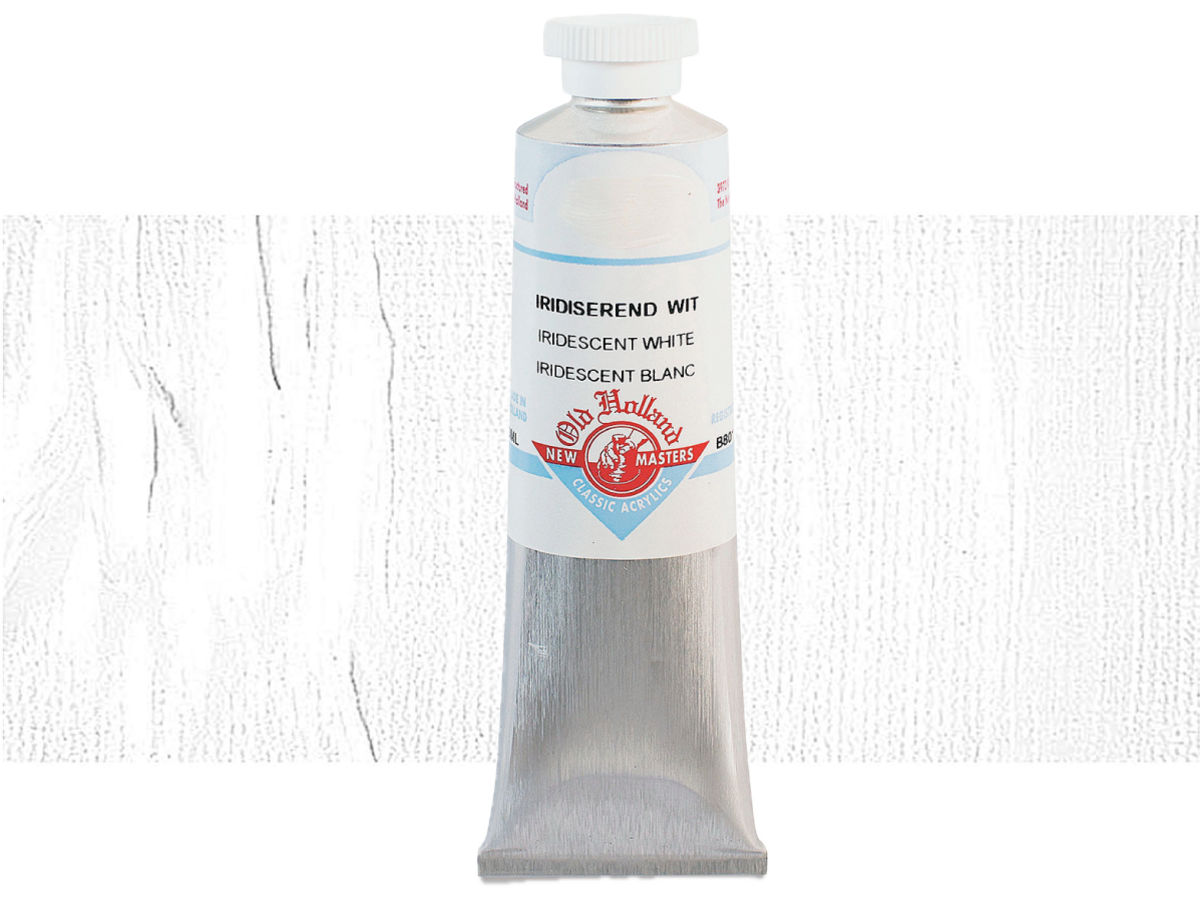 OLD HOLLAND NEW MASTERS ACRYL 60ML SERIE B IRIDESCENT WHITE 801 1
