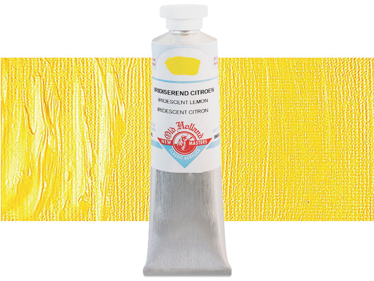 OLD HOLLAND NEW MASTERS ACRYL 60ML SERIE B IRIDESCENT LEMON 802 1