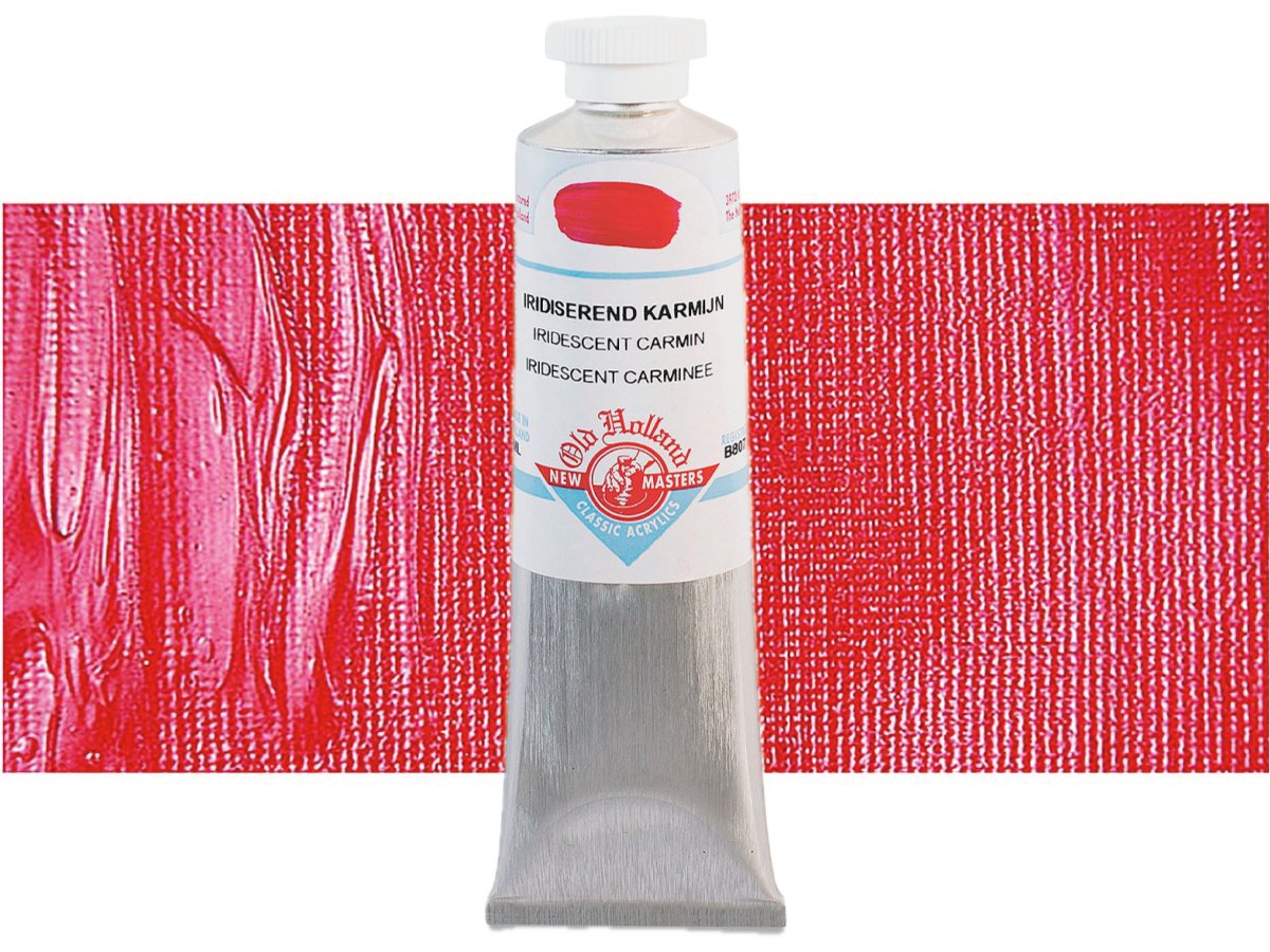 OLD HOLLAND NEW MASTERS ACRYL 60ML SERIE B IRIDESCENT CROMSON 807 1