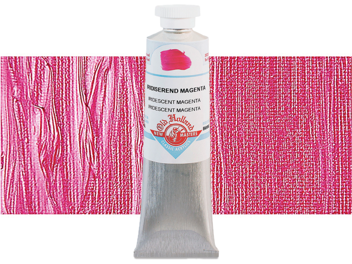 OLD HOLLAND NEW MASTERS ACRYL 60ML SERIE B IRIDESCENT MAGENTA 808 1