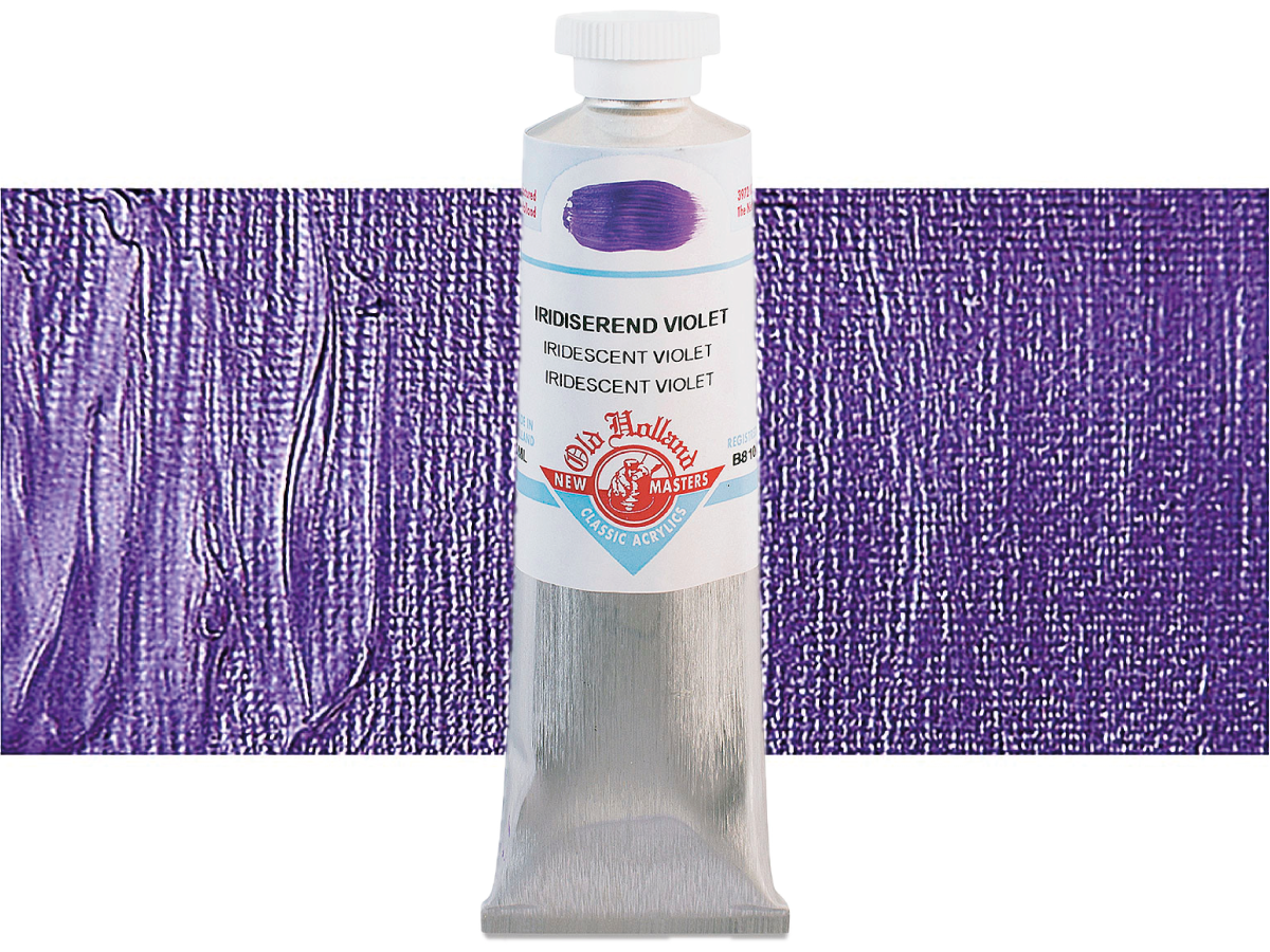 OLD HOLLAND NEW MASTERS ACRYL 60ML SERIE B IRIDESCENT VIOLET 810 1