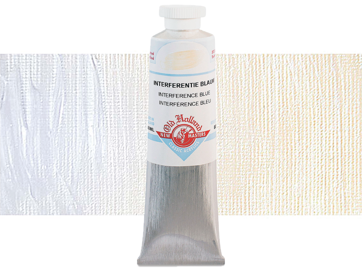 OLD HOLLAND NEW MASTERS ACRYL 60ML SERIE B INTERFERENCE BLUE 819 1