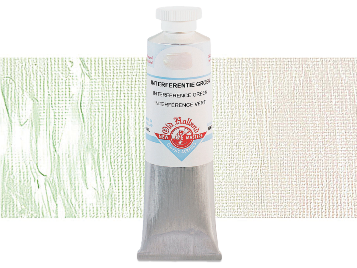 OLD HOLLAND NEW MASTERS ACRYL 60ML SERIE B INTERFERENCE GREEN 820 1