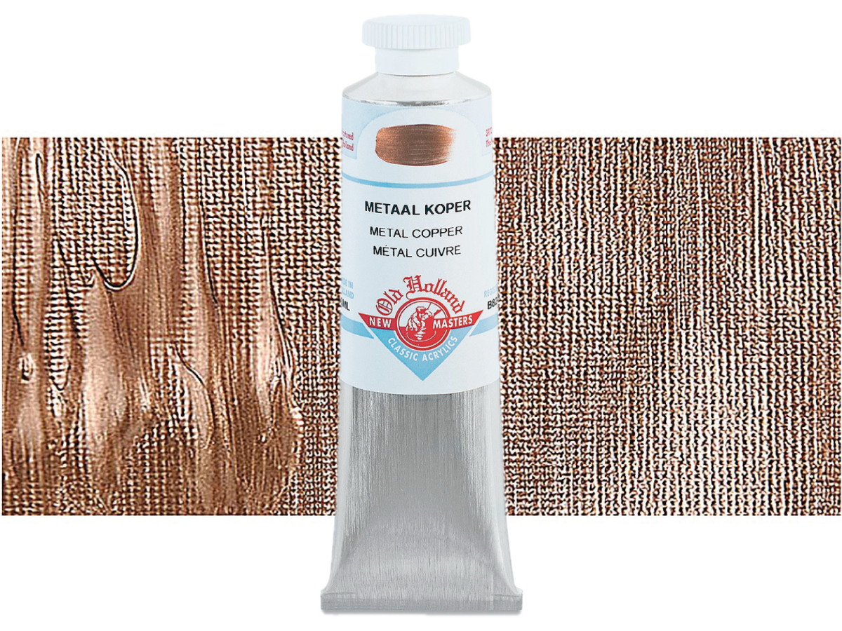 OLD HOLLAND NEW MASTERS ACRYL 60ML SERIE B METAL COPPER 824 1