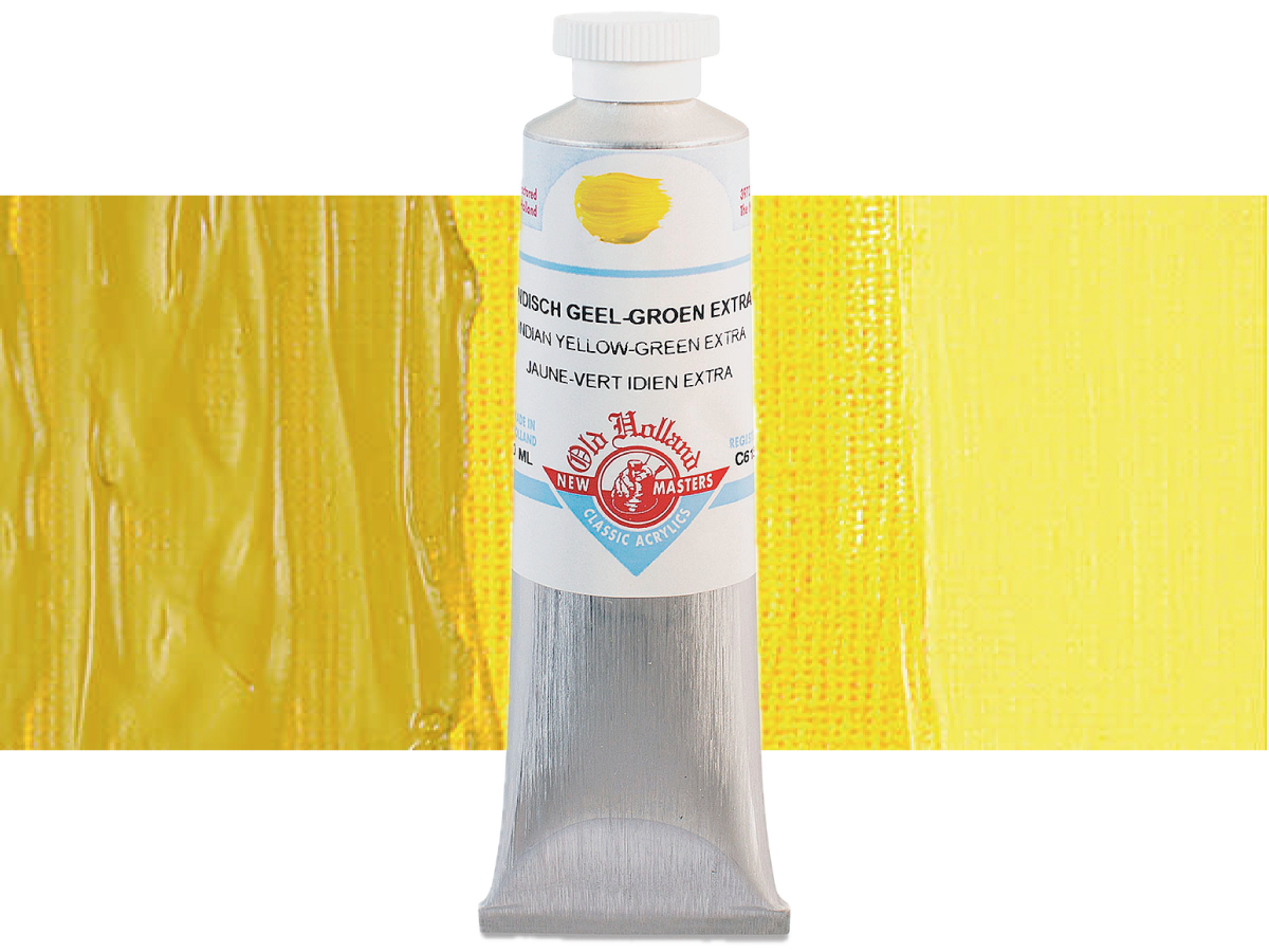 OLD HOLLAND NEW MASTERS ACRYL 60ML SERIE C INDIAN YELLOW-GREEN EXTRA 615 1
