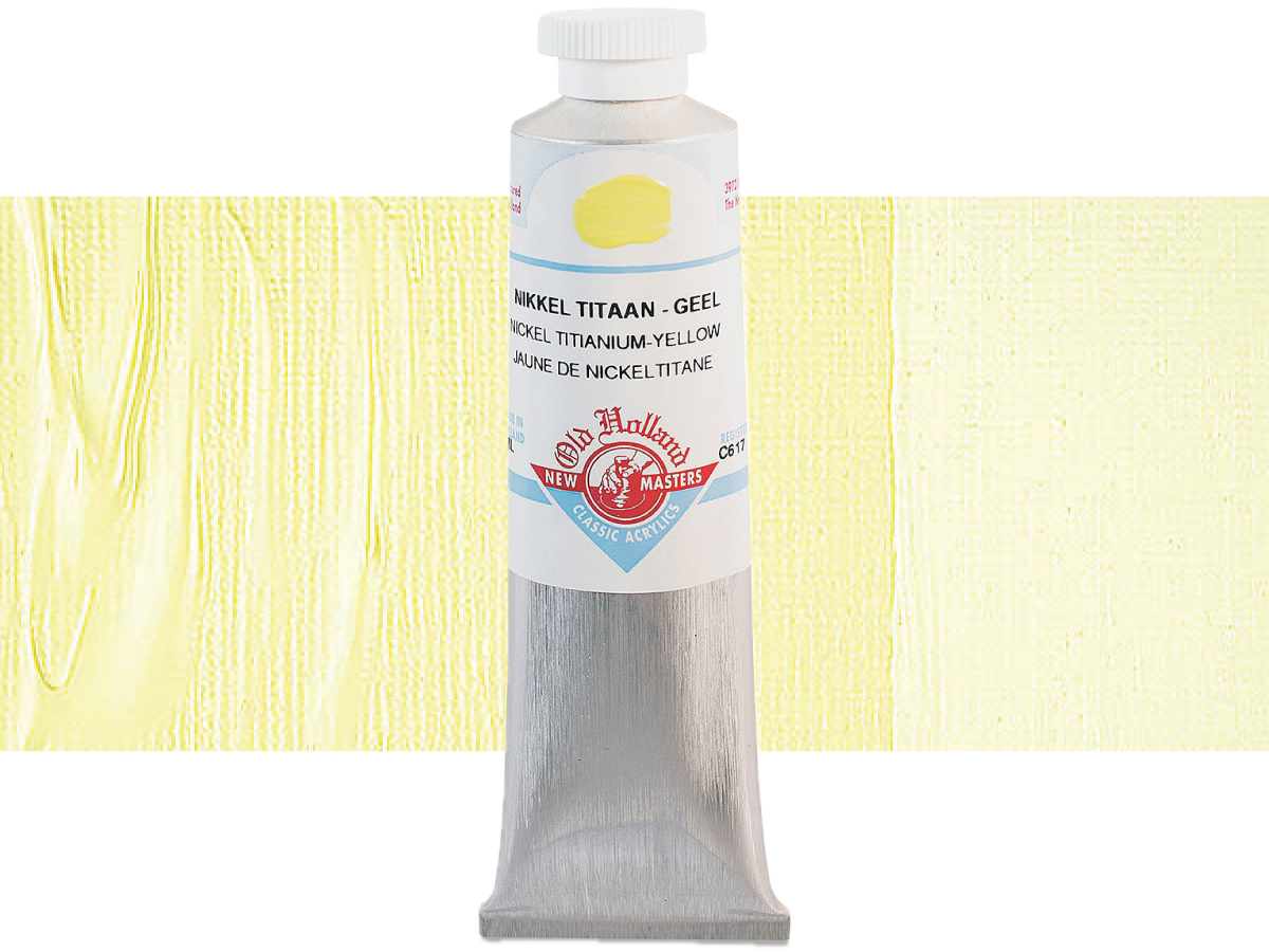 OLD HOLLAND NEW MASTERS ACRYL 60ML SERIE C NICKEL TITANIUM YELLOW 617 1
