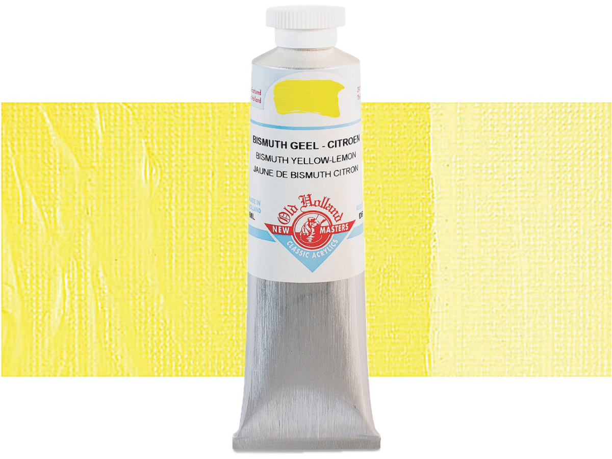 OLD HOLLAND NEW MASTERS ACRYL 60ML SERIE C BISMUTH YELLOW-LEMON 618 1