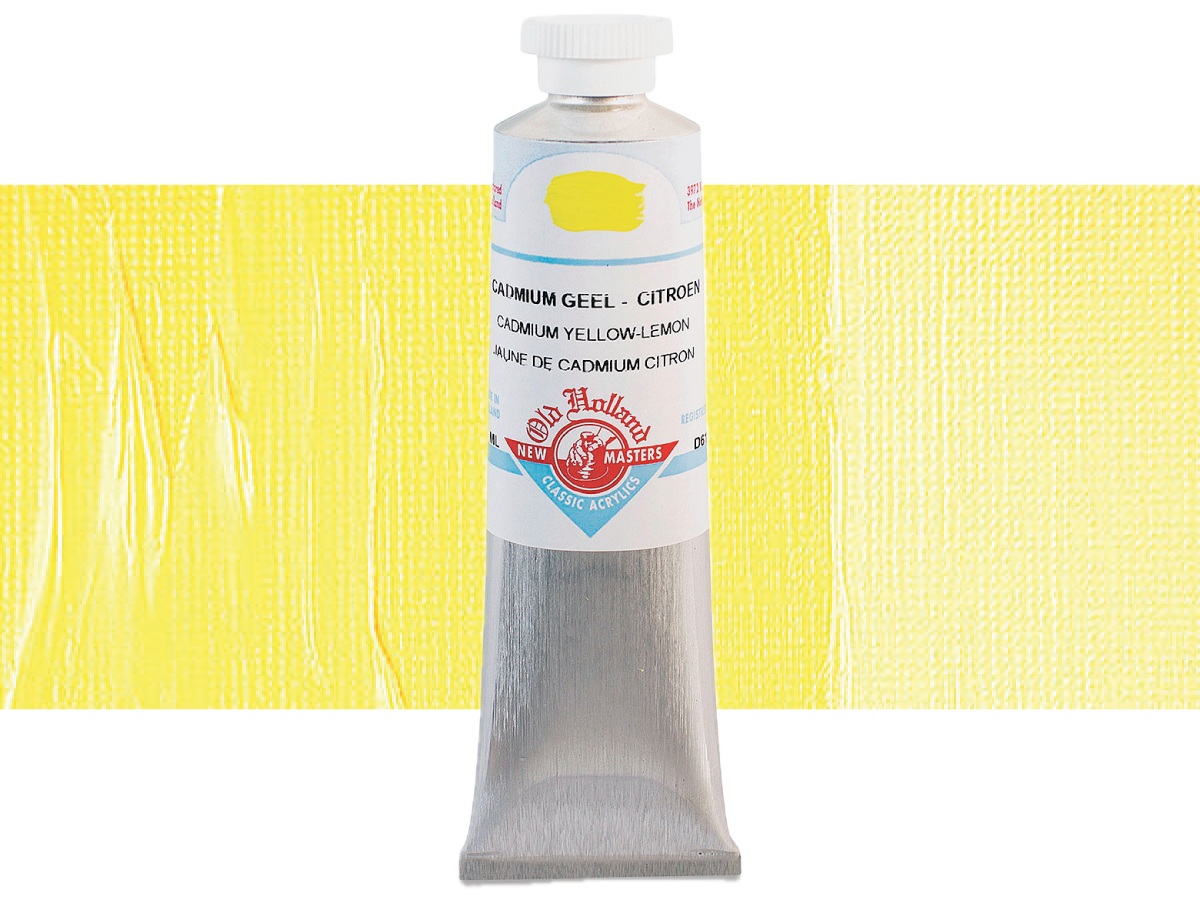 OLD HOLLAND NEW MASTERS ACRYL 60ML SERIE C CADMIUM YELLOW-LEMON 619 1
