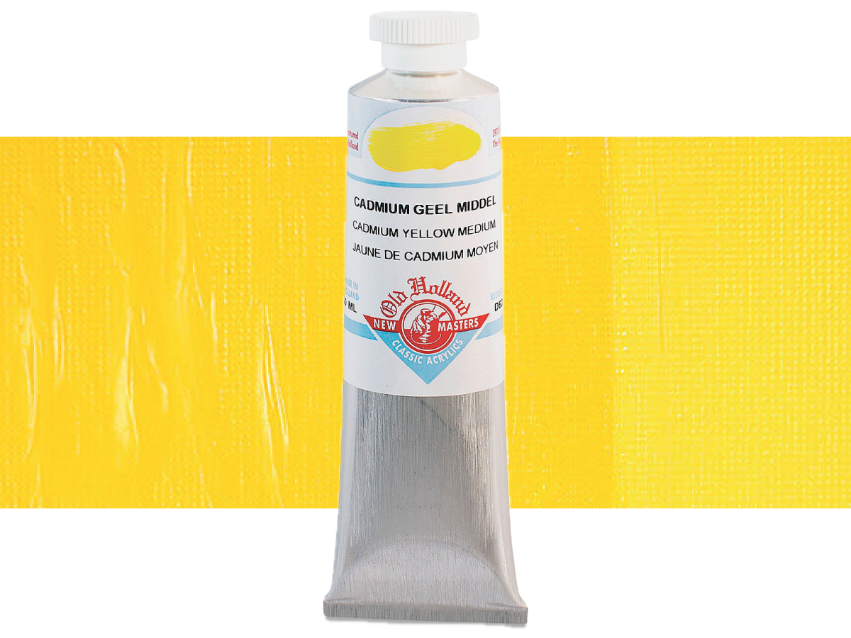 OLD HOLLAND NEW MASTERS ACRYL 60ML SERIE C CADMIUM YELLOW MEDIUM 625 1