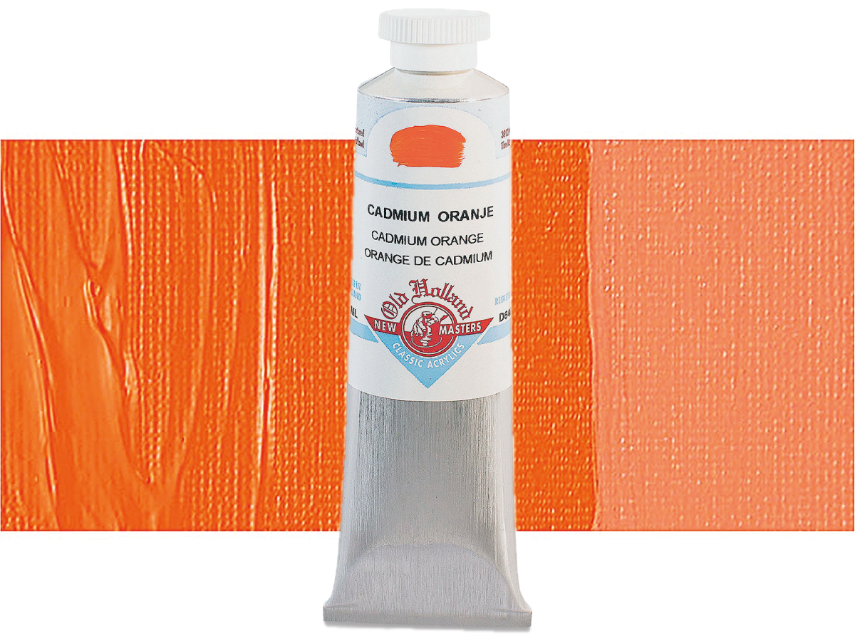 OLD HOLLAND NEW MASTERS ACRYL 60ML SERIE C CADMIUM ORANGE 640 1