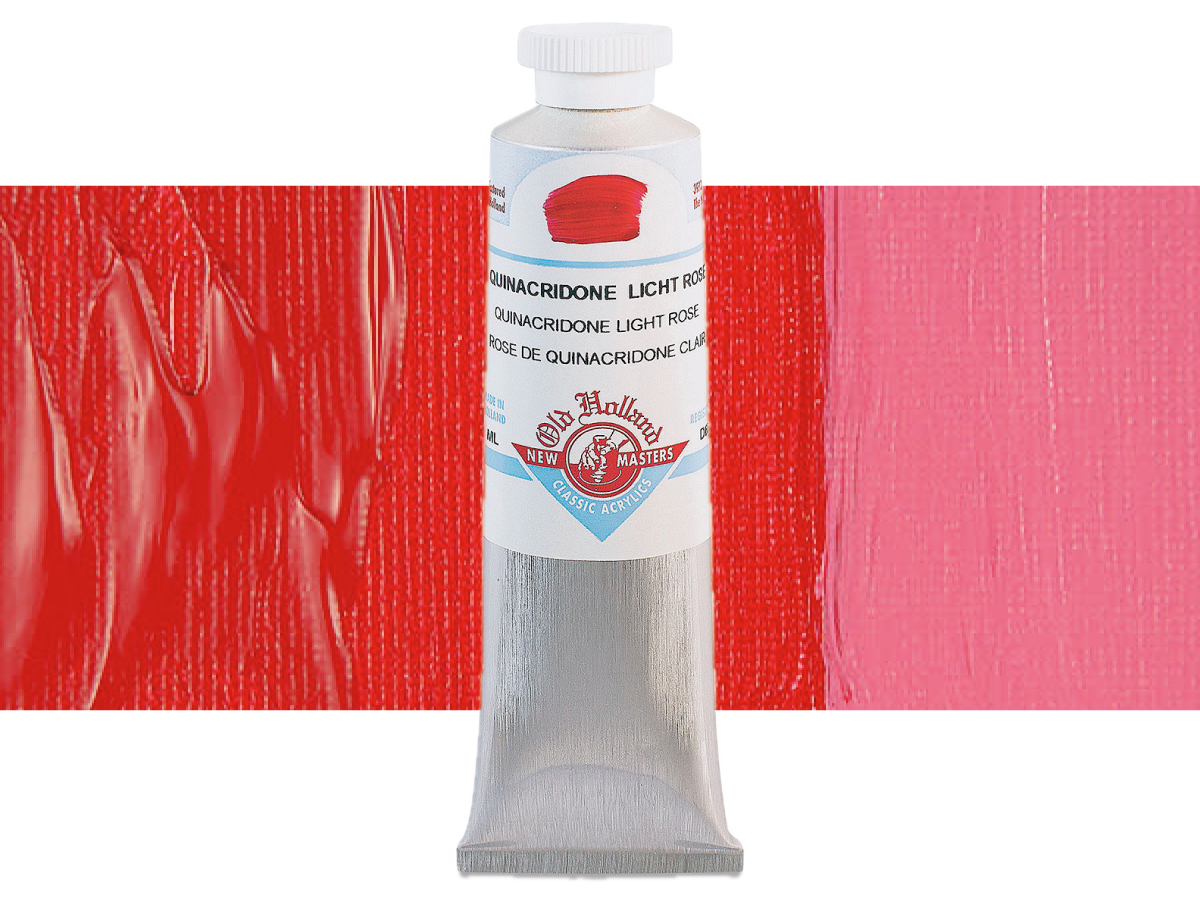 OLD HOLLAND NEW MASTERS ACRYL 60ML SERIE C QUINACRIDONE ROSE LIGHT 655 1