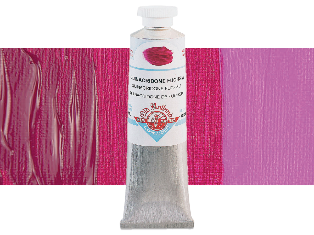 OLD HOLLAND NEW MASTERS ACRYL 60ML SERIE C QUINACRIDONE FUCHSIA 658 1