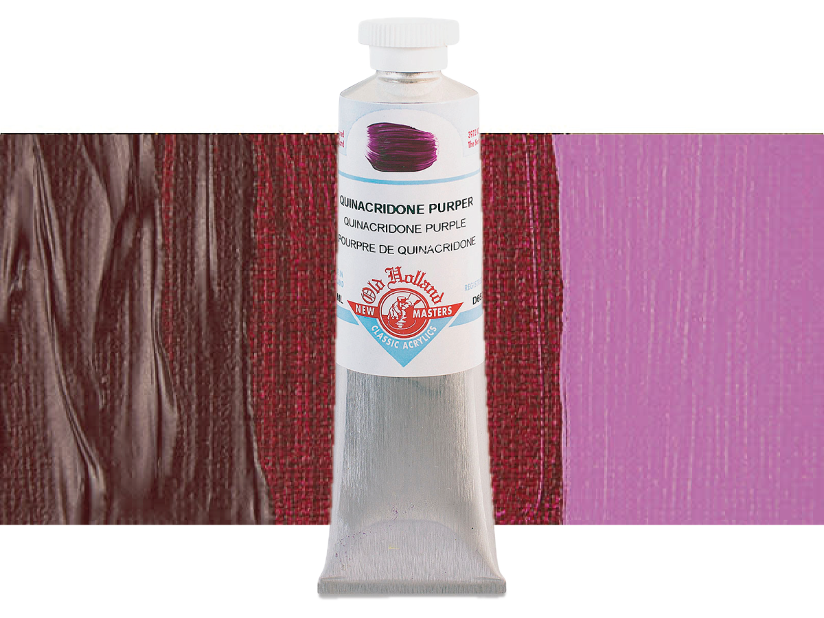 OLD HOLLAND NEW MASTERS ACRYL 60ML SERIE C QUINACRIDONE PURPLE 662 1