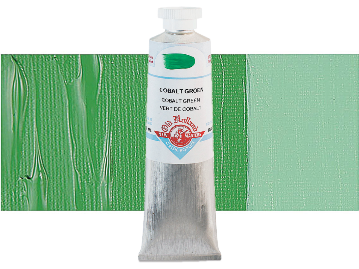 OLD HOLLAND NEW MASTERS ACRYL 60ML SERIE C COBALT GREEN 700 1
