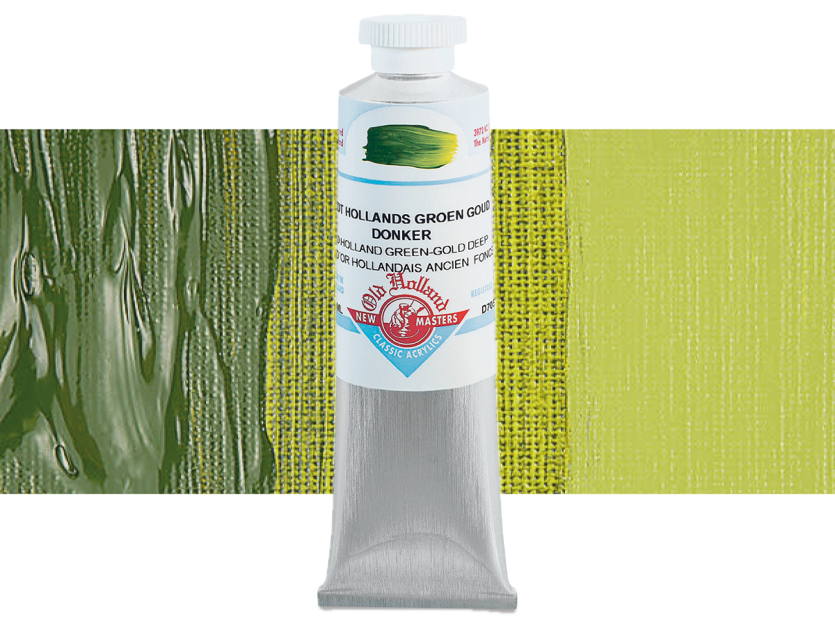 OLD HOLLAND NEW MASTERS ACRYL 60ML SERIE C GREEN-GOLD DEEP 705 1
