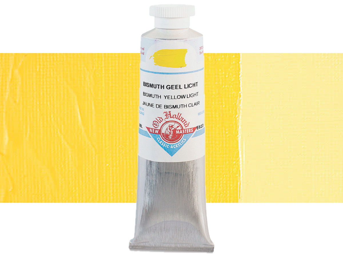 NEW MASTERS ACRYL 60ML BISMUTH YELLOW LIGHT 623 1