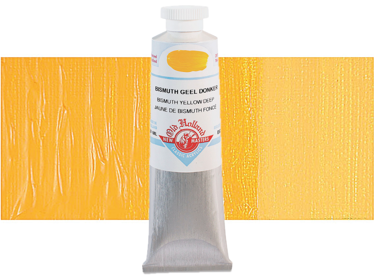 NEW MASTERS ACRYL 60ML BISMUTH YELLOW DEEP 628 1