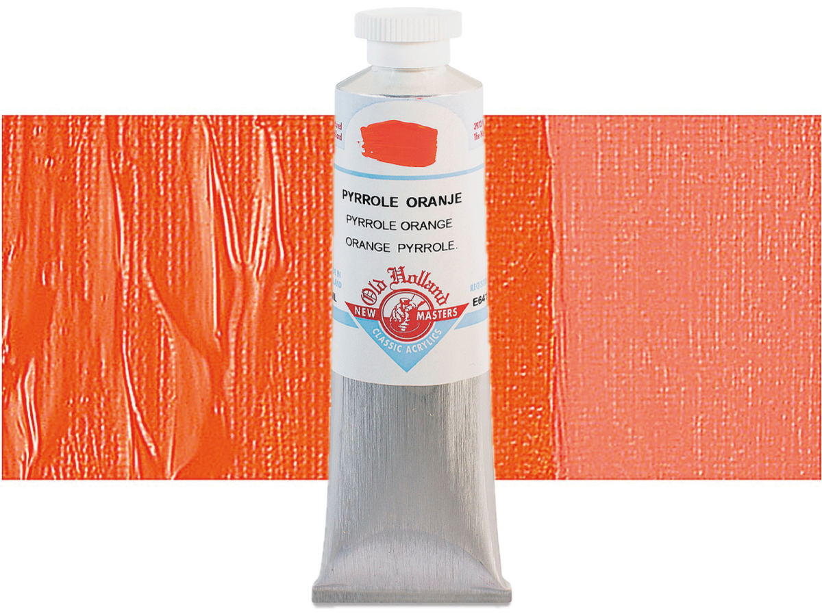 NEW MASTERS ACRYL 60ML PYRROLE ORANGE 641 1