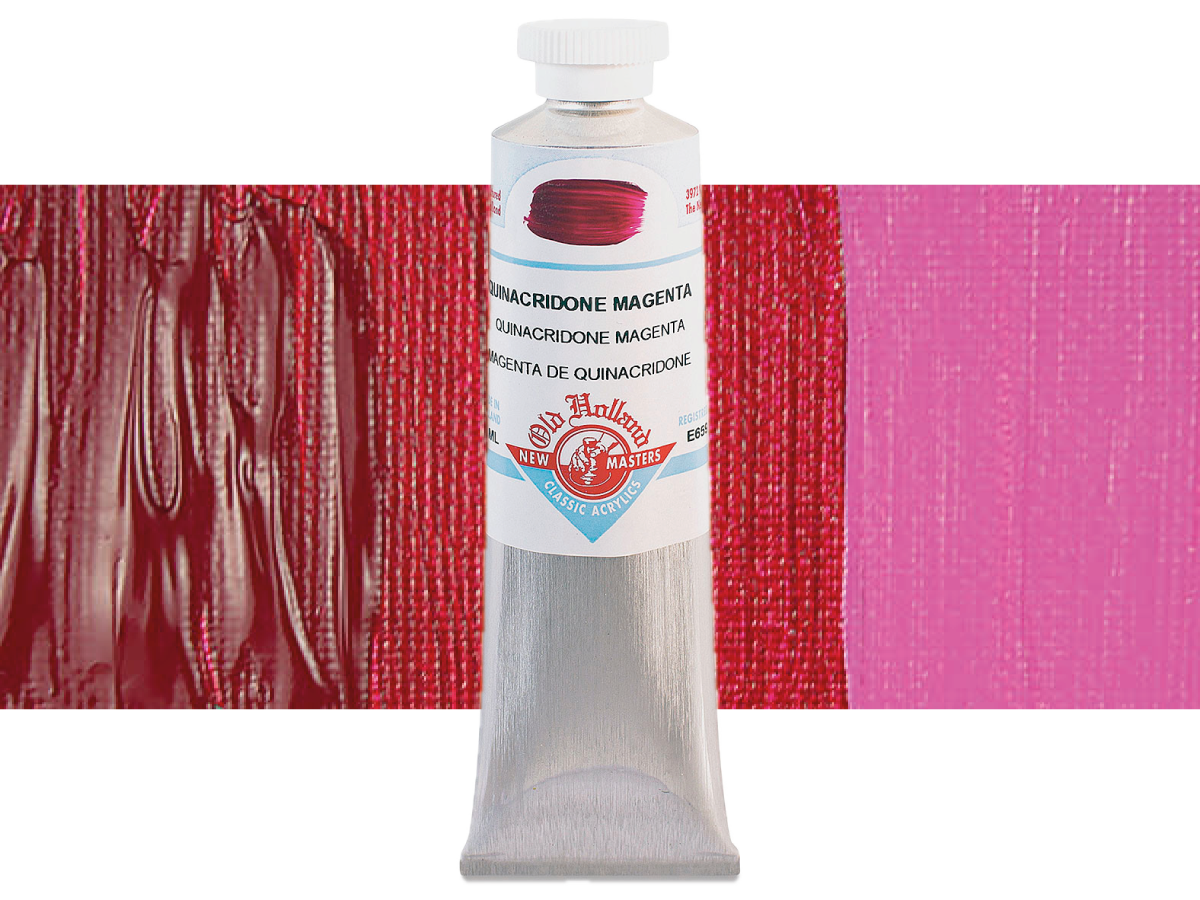 NEW MASTERS ACRYL 60ML QUINACRIDONE MAGENTA 659 1