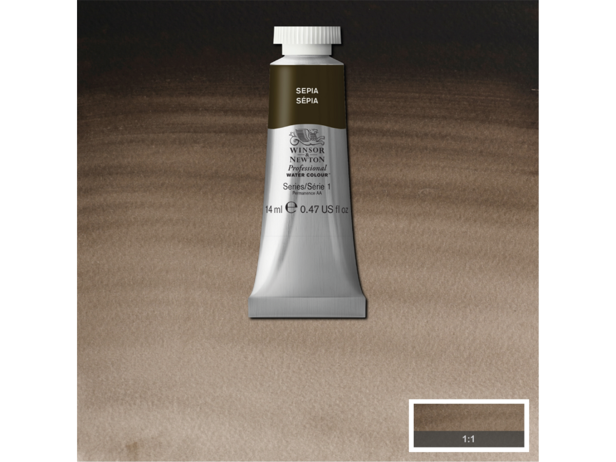 WINSOR & NEWTON AQUARELLFARBE 14ML 609 SEPIA 1
