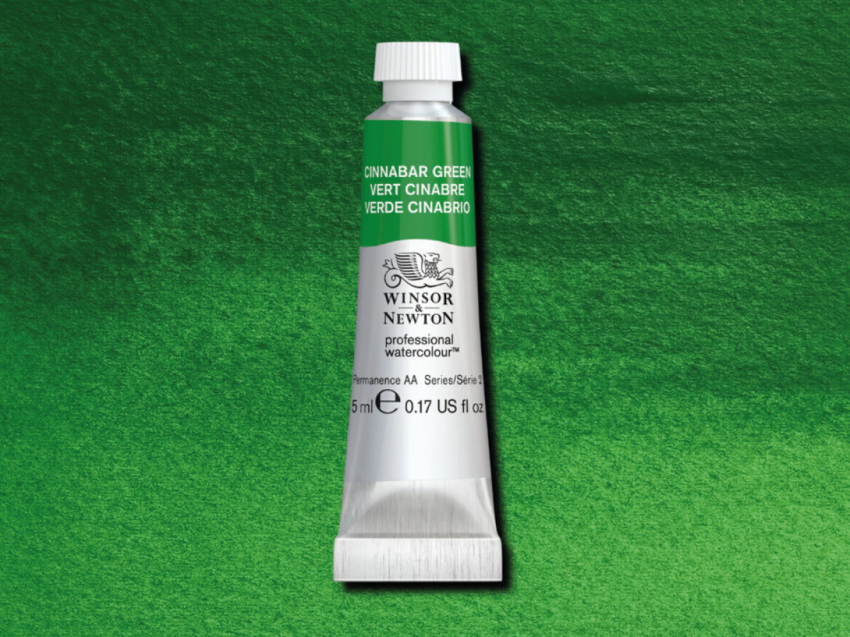 WINSOR & NEWTON AQUARELLFARBE 14ML S2 CINNABAR GREEN 1