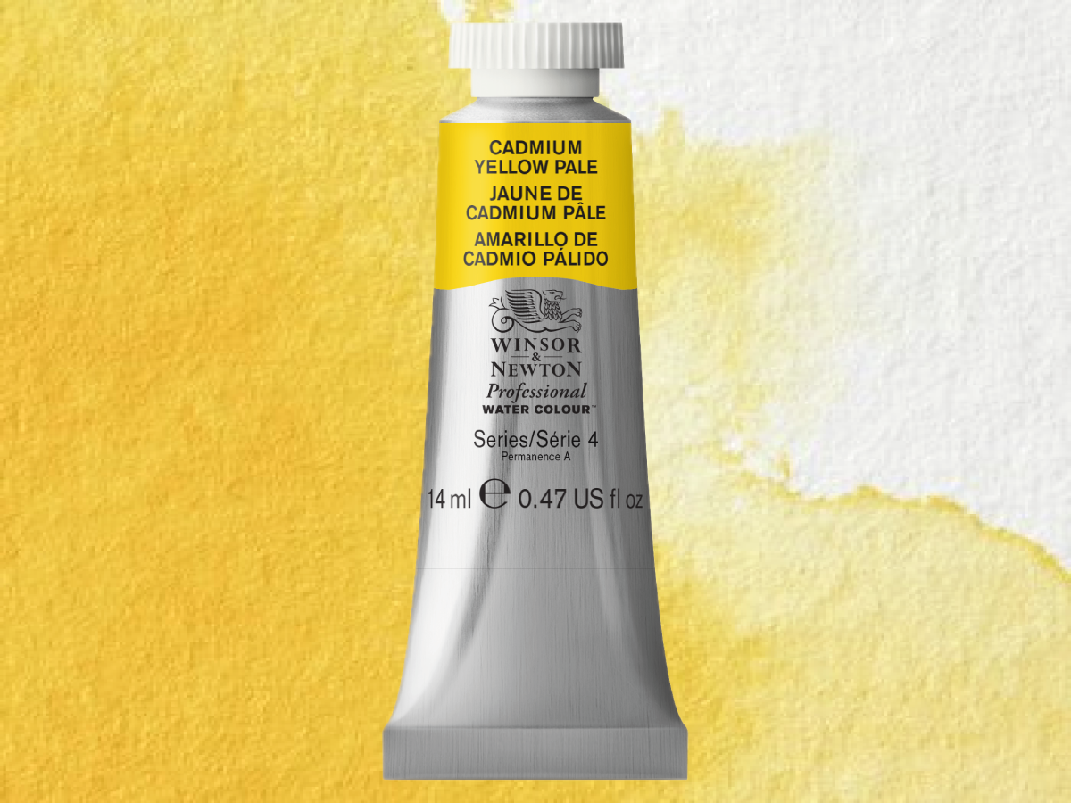 WINSOR & NEWTON AQUARELLFARBE 14ML 118 CADMIUM YELLOW PALE 1