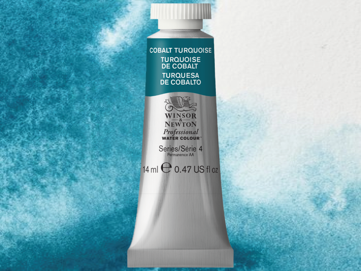 WINSOR & NEWTON AQUARELLFARBE 14ML 190 COBALT TURQUOISE 1