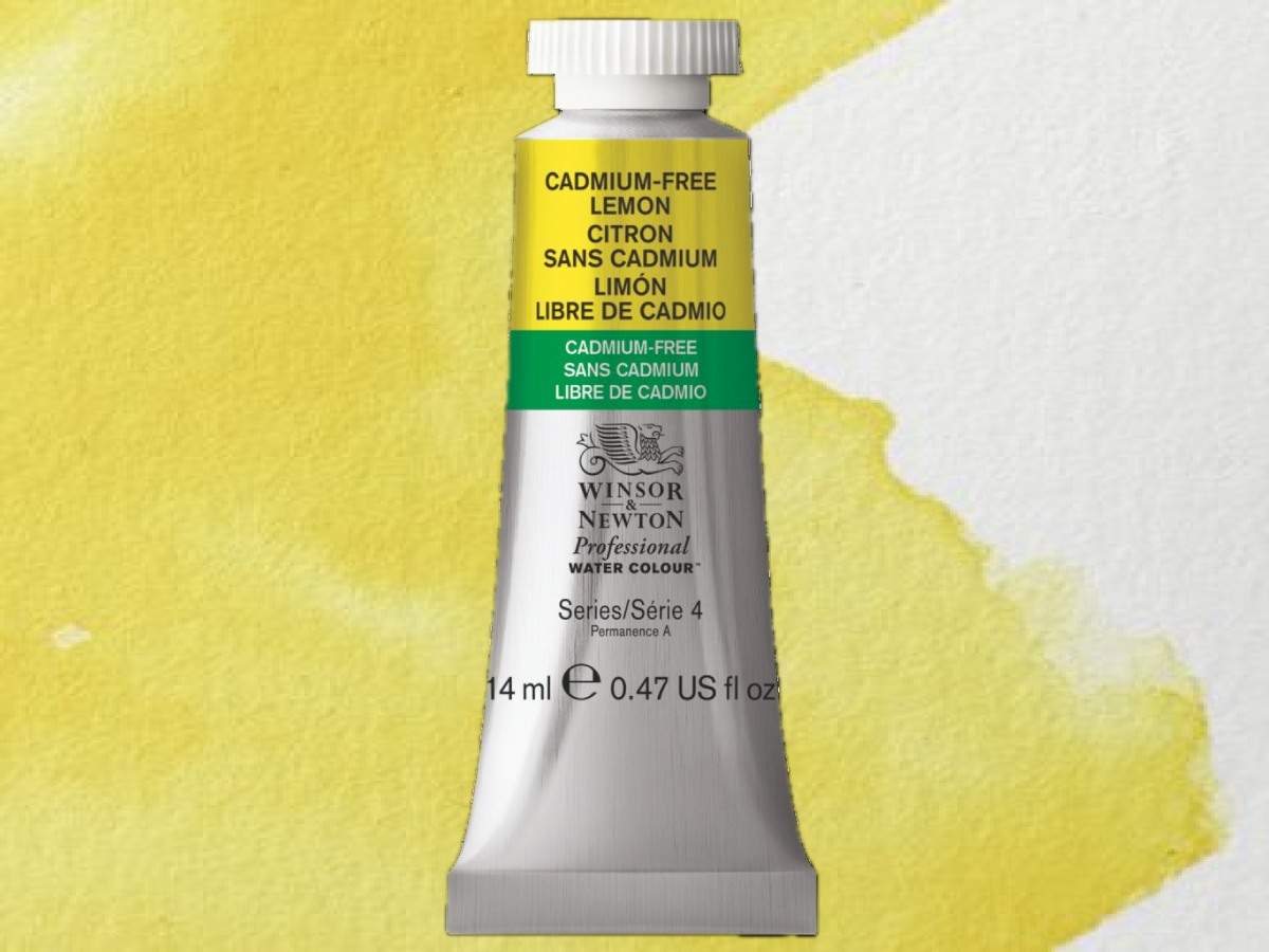 WINSOR & NEWTON AQUARELLFARBE 14ML 898 CADMIUM FREE LEMON 1