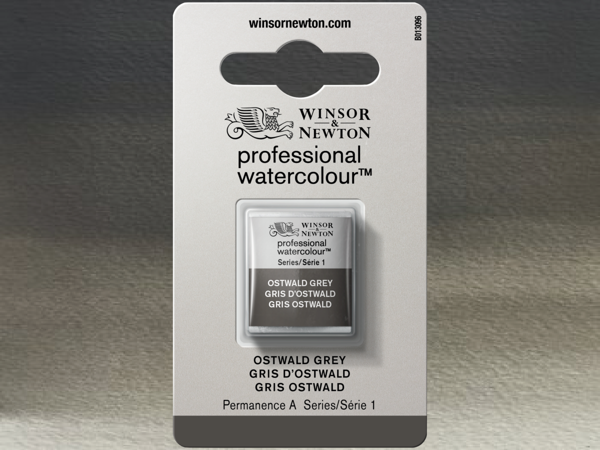 WINSOR & NEWTON AQUARELLFARBE 1/2NÄPF S1 OSTWALD GREY 1