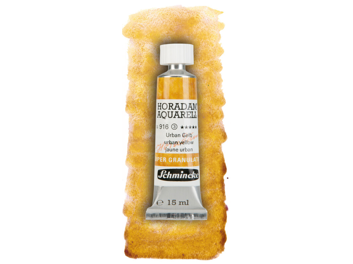 SCHMINCKE HORADAM AQUARELL SUPERGRANULATION 15ML 916 URBAN GELB 1