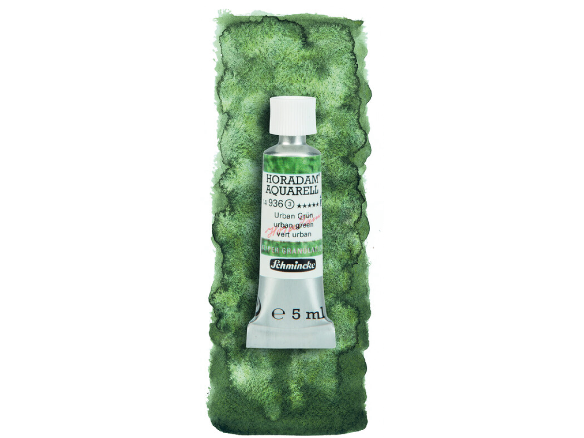 SCHMINCKE HORADAM AQUARELL SUPERGRANULATION 5ML 936 URBAN GRÜN 1