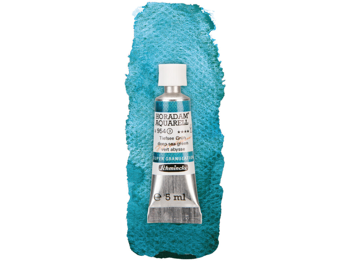 SCHMINCKE HORADAM AQUARELL SUPERGRANULATION 5ML 954 TIEFSEE GRÜN 1