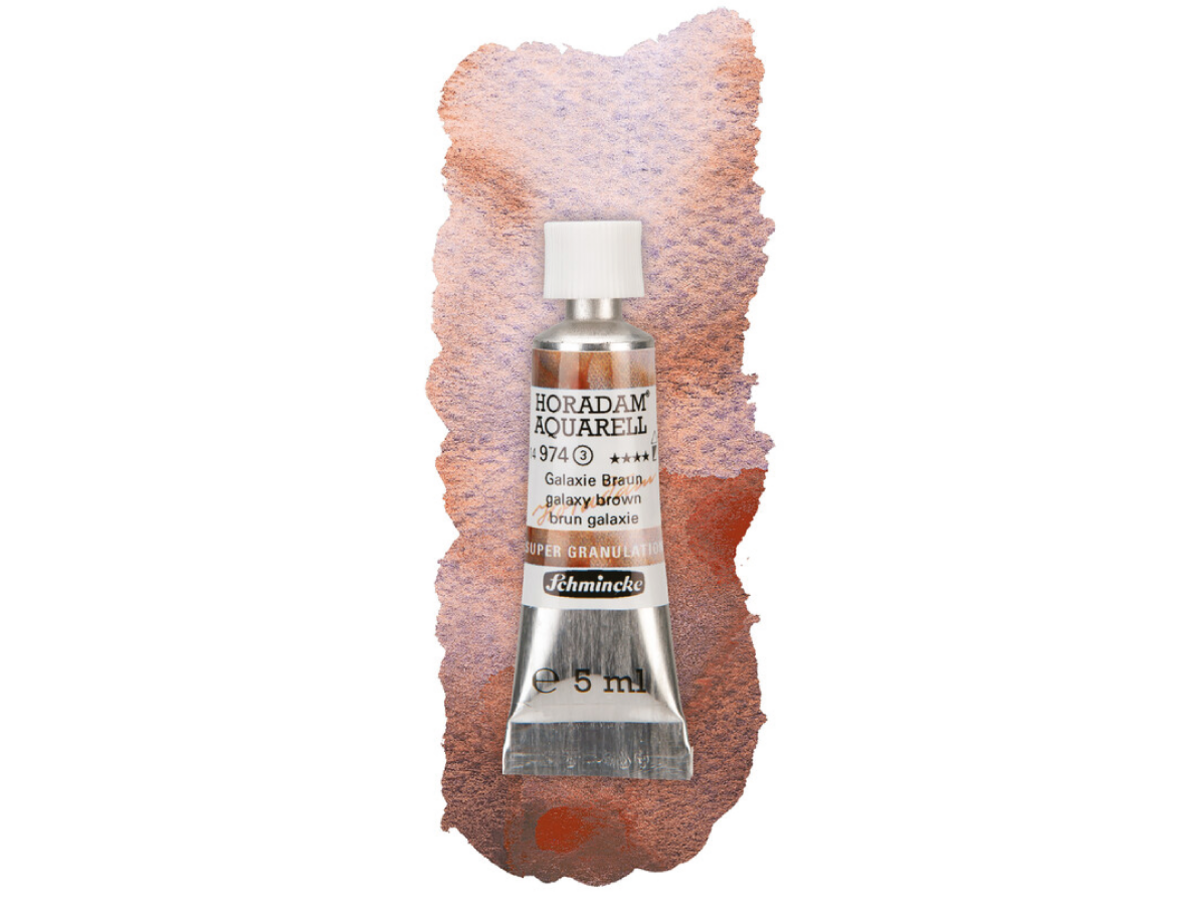 SCHMINCKE HORADAM AQUARELL SUPERGRANULATION 5ML 974 GALAXIE BRAUN 1