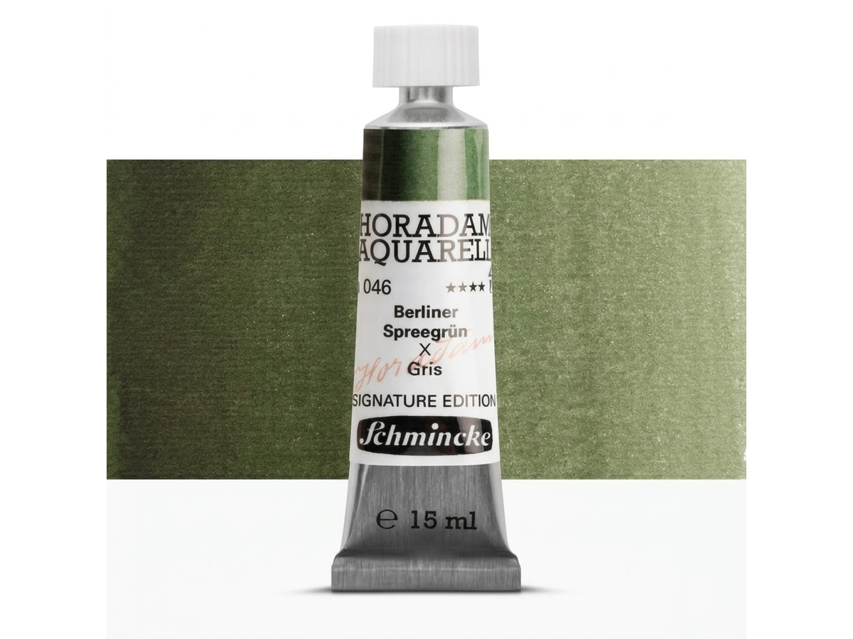 HORADAM SIGNATURE EDITION AQUARELL 15ML BERLINER SPREEGRÜN x GRIS 1