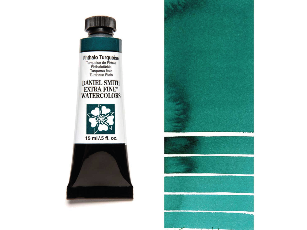 DANIEL SMITH S2 AQUARELLFARBE 15ML 247 PHTHALO BLUE TURQUOISE 1