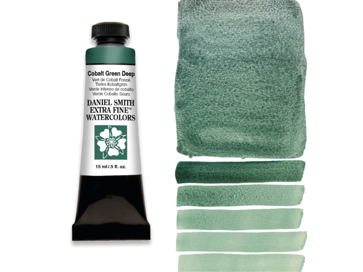 DANIEL SMITH WATERCOLOUR 15ML 258 S2 COBALT GREEN DEEP 1