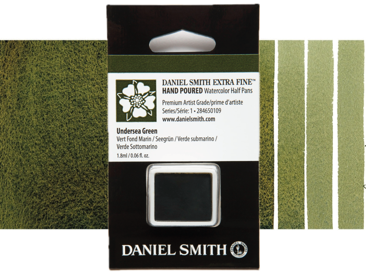 DANIEL SMITH AQUARELLFARBE 1/2 NAPF S1 109 UNDERSEA GREEN 1